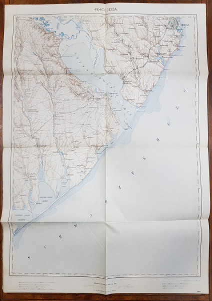 Harta Odessa, 1916