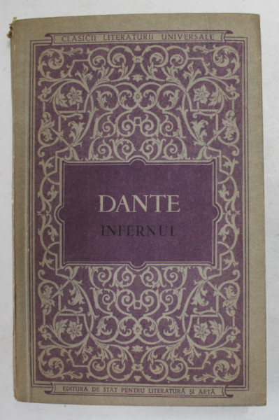 INFERNUL de DANTE ALIGHIERI , 1954