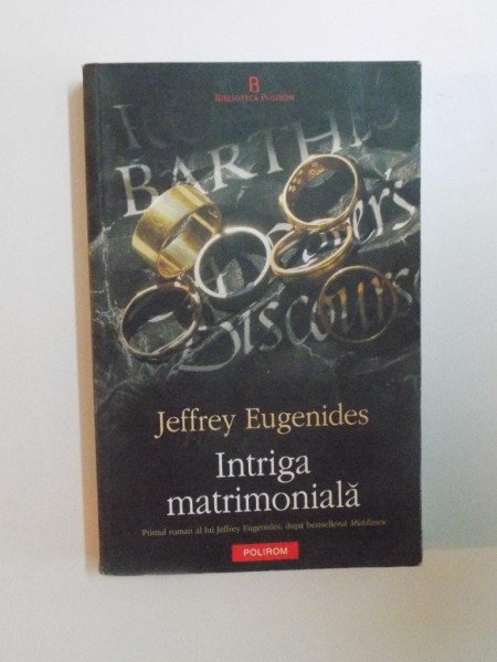 INTRIGA MATRIMONIALA de JEFFREY EUGENIDES , 2011