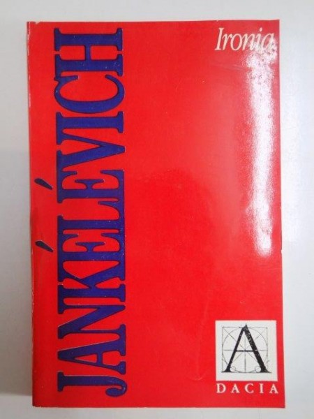 IRONIA de VLADIMIR JANKELEVICH 1994
