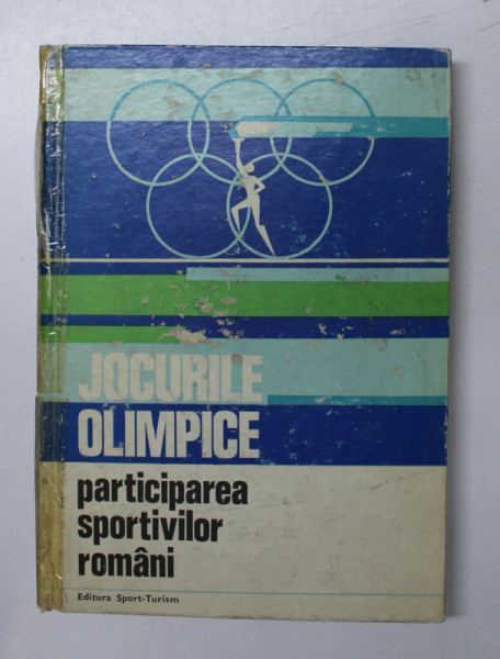 JOCURILE OLIMPICE , PARTICIPAREA SPORTIVILOR ROMANI de MARIA BUCUR - IONESCU , VLAD DOGARU , DAN POPPER , ANGHEL VRABIE , 1975 *COTOR UZAT
