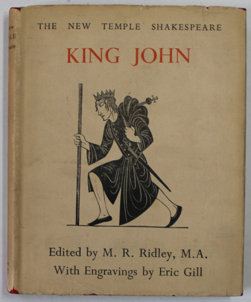 KING JOHN  by WILLIAM SHAKESPEARE , with engravings by ERIC GILL , 1935