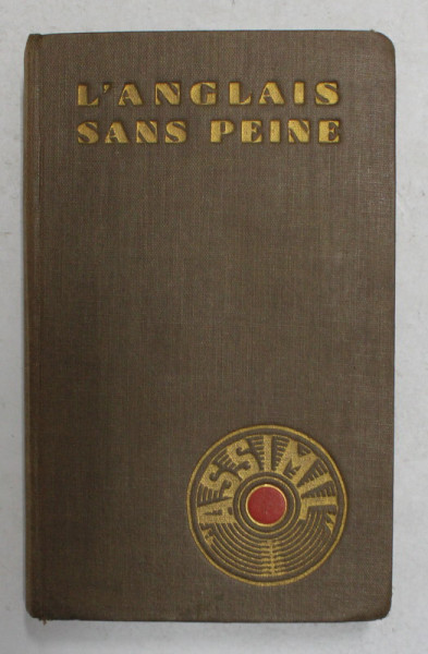 L 'ANGLAIS SANS PEINE par A . CHEREL , 1958