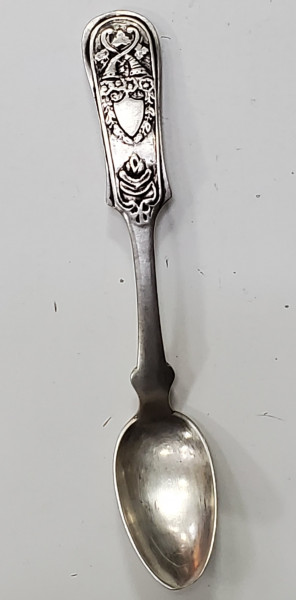 Lingurita, Argint marcat &quot;12&quot;, Romania, Sfarsit Secol 19