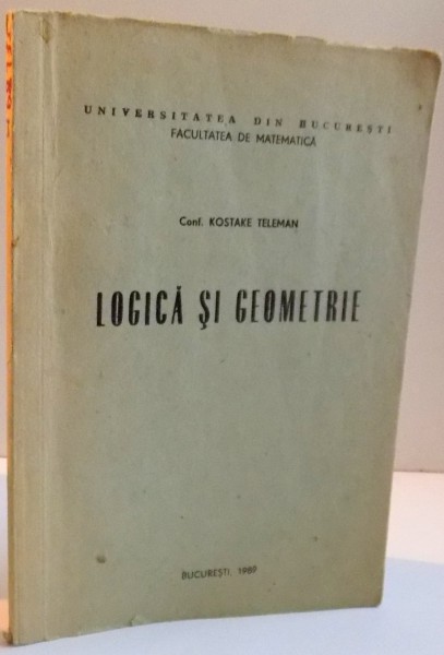 LOGICA SI GEOMETRIE , 1989