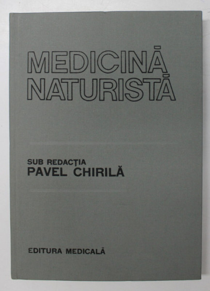 MEDICINA NATURISTA 1987-DR.PAVEL CHIRILA