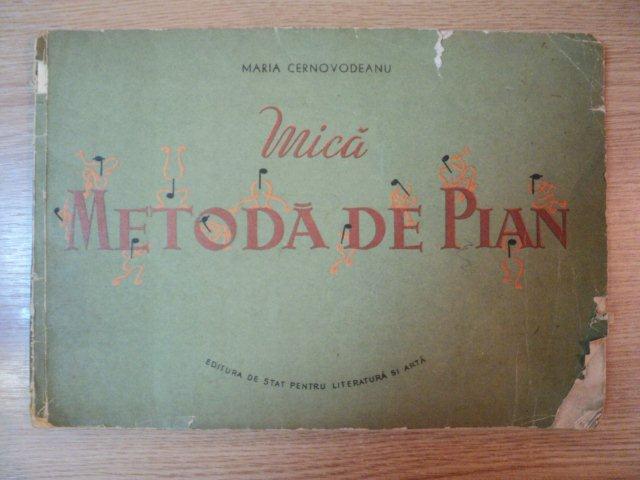 MICA METODA DE PIAN de MARIA CERNOVODEANU, 1956