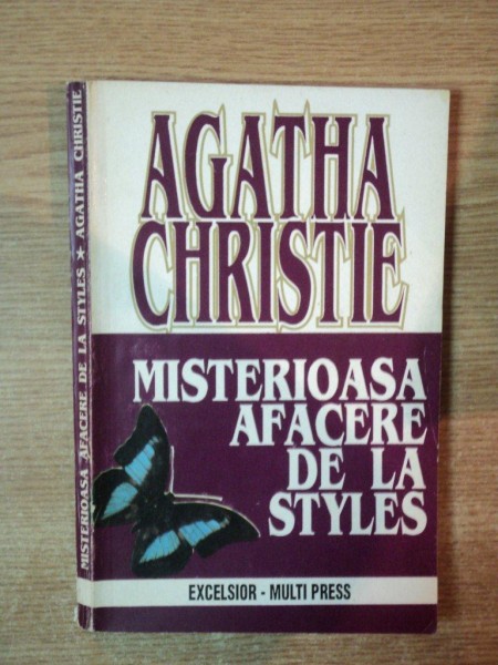 MISTERIOASA AFACERE DE LA STYLES de CHRISTIE AGATHA , Bucuresti 1995