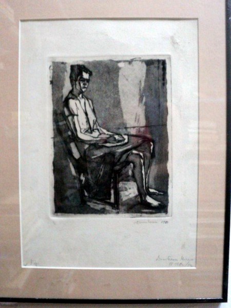 MODEL, GRAVURA- MIRCEA DUMITRESCU