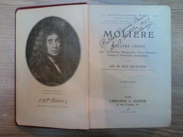 MOLIERE . THEATRE CHOISI de CH-M DES GRANGES , 1929
