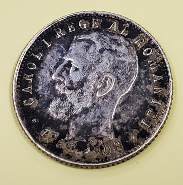 Moneda 1 Leu, 1906, Carol I
