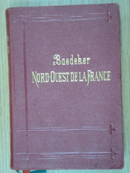 NORD-QUEST DE LA FRANCE-BAEDEKER  1902