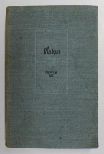 OPERE 4 - PLATON ,1983