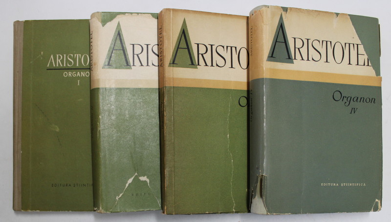 ORGANON , VOLUMELE I - IV de ARISTOTEL , 1957