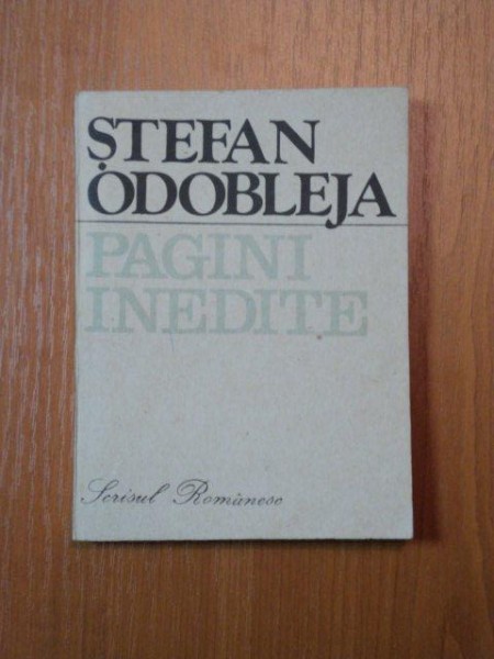 PAGINI INEDITE-STEFAN ODOBLEJA,1989 * MICI DEFECTE