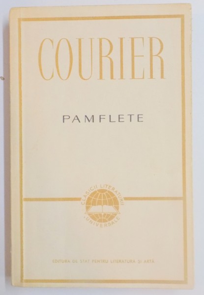 PAMFLETE de PAUL-LUIS COURIER