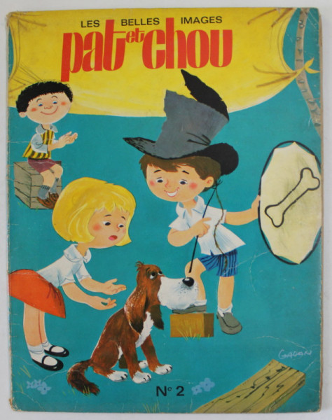 PAT et CHOU No. 2  , LES BELLES IMAGES , REVISTA PENTRU COPII , COLIGAT DE 4 NUMERE , 1964