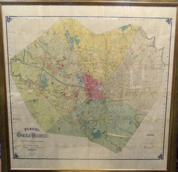 Planul Orasului Bucuresti alcatuit in al XXXIII-lea an al Domniei Majestatii Sale Carol I, 1899