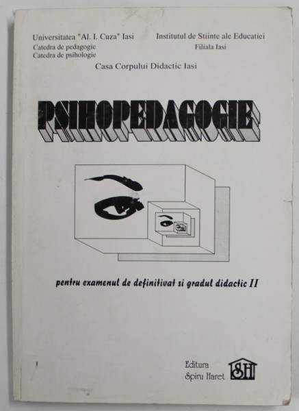 PSIHOPEDAGOGIE , PENTRU EXAMENUL DE DEFINITIVAT SI GRADUL DIDACTIC II , 1995