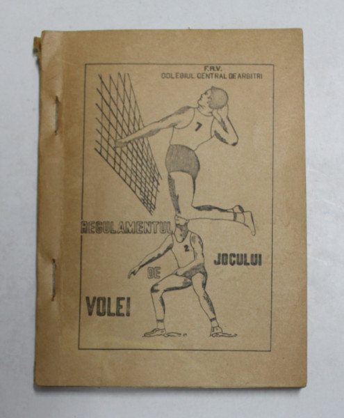 REGULAMENTUL JOCUL DE VOLEI de MIRCEA ALBUT , 1972 , DEDICATIE *