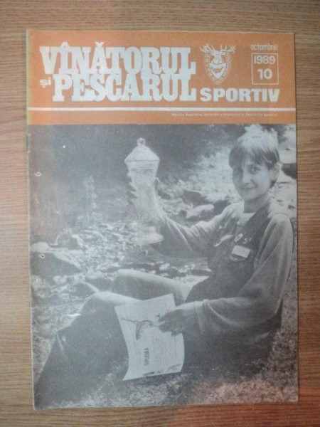 REVISTA "VANATORUL SI PESCARUL SPORTIV" , NR. 10 OCTOMBRIE 1989