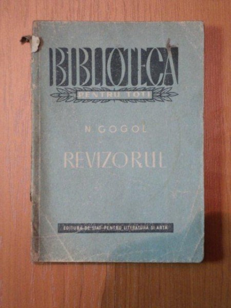 REVIZORUL- N. GOGOL, COTORUL ESTE LIPIT CU SCOCI
