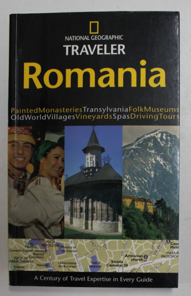 ROMANIA - NATIONAL GEOGRAPHIC  TRAVELER , GHID IN LIMBA ENGLEZA , 2007