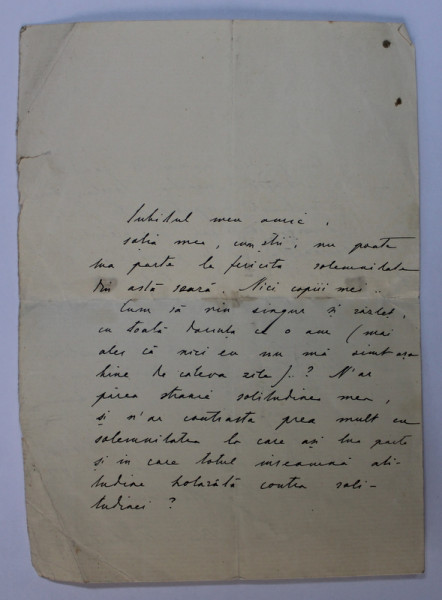 SCRISOARE SEMNATA DE EUGEN HEROVANU , DATATA 11 MARTIE , 1934