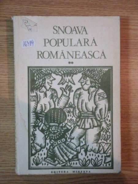 SNOAVA POPULARA ROMANEASCA II de SABINA CORNELIA STROESCU , 1986