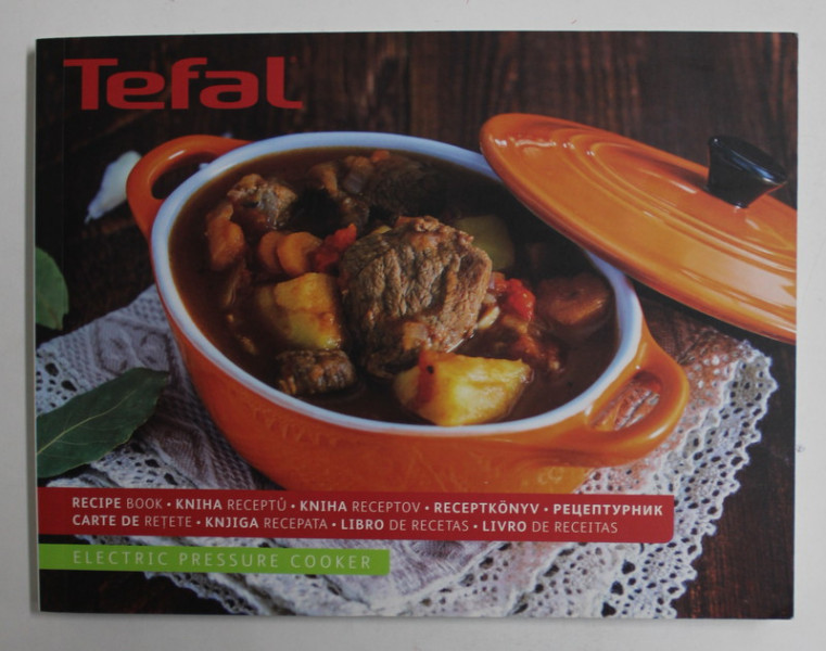 TEFAL - RECIPE BOOKS - ELECTRIC PRESSURE COOKER , TEXT PLURILINGV , ANII '2000
