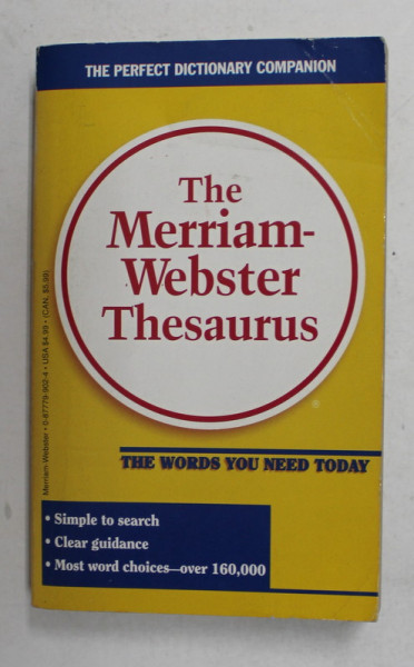 THE MERRIAM -  WEBSTER THESAURUS , 1989