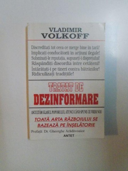 TRATAT DE DEZINFORMARE de VLADIMIR VOLKOFF