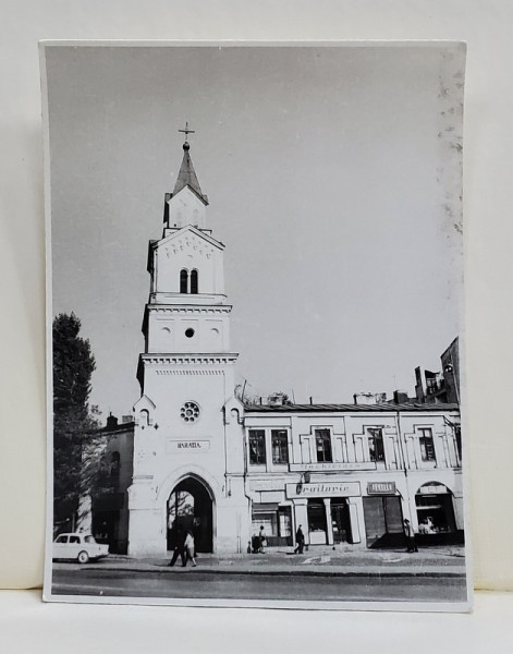 TURNUL BISERICII BARATIA , BUCURESTI , FOTOGRAFIE , ANII '60 - 70