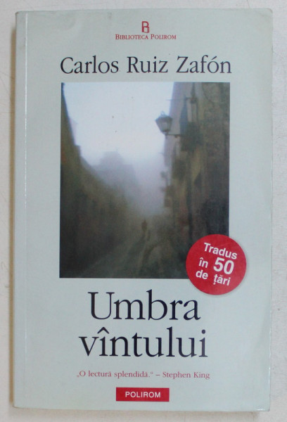 UMBRA VANTULUI de CARLOS RUIZ ZAFON