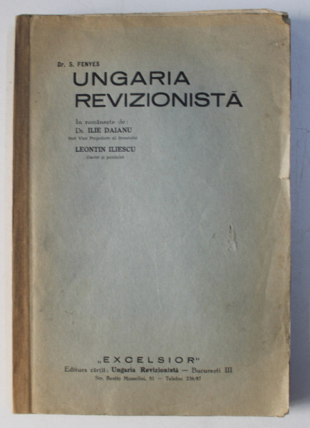 UNGARIA REVIZIONISTA de S. FENYES