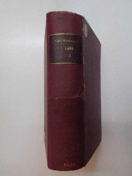 VIATA ROMANEASCA. REVISTA LITERARA SI STIINTIFICA, VOLUMELE 33-34, ANUL IX