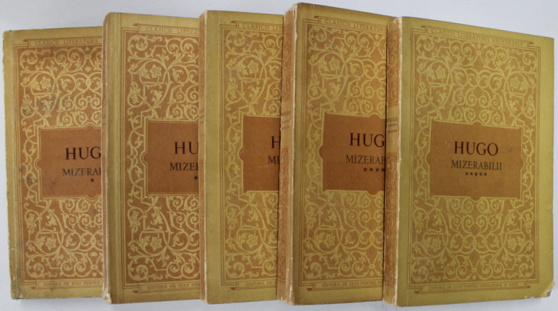 VICTOR HUGO MIZERABILII , VOL I - V , 1954