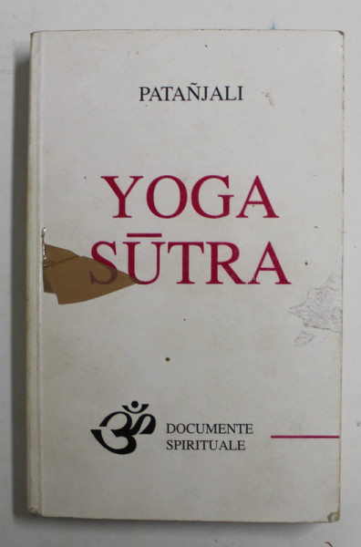 YOGA SUTRA de PATANJALI , 1993 , MICI DEFECTE COPERTA FATA